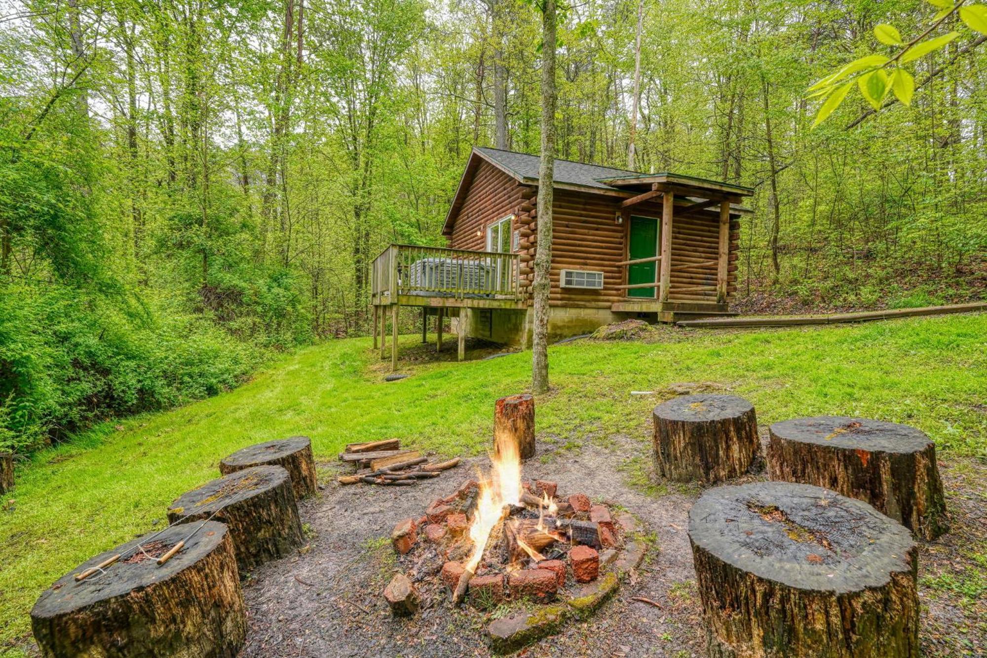 Blue Rose Cabins - Big Woody Cabin Logan Exteriér fotografie